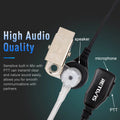 Retevis EAK001 Walkie Talkie Headset 10/20Pcs 2Pin Acoustic Tube Two-way Radio Earphone for Baofeng UV 5R RT622