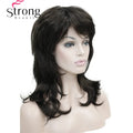 StrongBeauty Long Shaggy Layered Ombre Blonde Classic Cap Full Synthetic Wig Women's Wigs COLOUR CHOICES