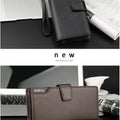 Baellerry Men Wallets Long Style High Quality Card Holder Male Purse Zipper Large Capacity Brand PU Leather Wallet For Men