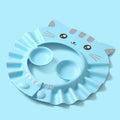 Kids Shower Bathing Cap Bath Safe Protect Shampoo Adjustable Soft Cap Protection Eye For Baby Wash Hair Shield Bathing Hat