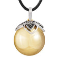 Eudora Harmony Ball Pendant Necklace Pregnancy Chime Ball Mexcian Bola Pendants Wishing Balls Fine Jewelry for Women Best Gift