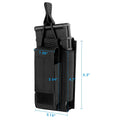 Tactical Molle Magazine Pouch Tactical Pouch Single/Double/Triple Rifle Pistol Mag Pouch 2-Layer Cartridge Holder for M4 M14 M16