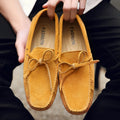 Size 38-49 Luxury Men Loafers Soft Moccasins Summer Shoes Man High Quality Mens Shoes Casual Suede Genuine Leather Driving Flats