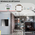 433MHz Smart Light Switch Rf Wireless Touch Wall Switch with Remote Control Tempered Glass Panel Switch for Home LED LAMP 220V