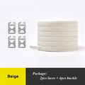 1Pair No Tie Shoelaces Elastic Shoelaces Kids Adult Quick Lazy Laces Flats Rubber Sneakers Running Shoelace 24 Colors