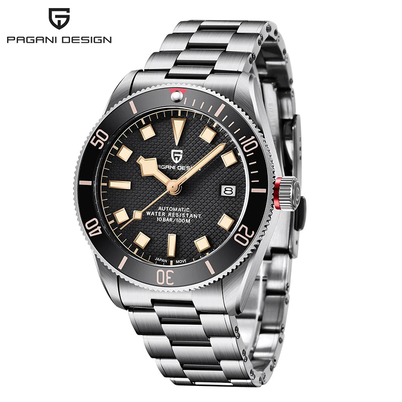 2025 New PAGANI DESIGN V2 Retro Men's Mechanical Watches NH35 Automatic Watch For Man Luxury AR Sapphire Mirror Luminous Clock
