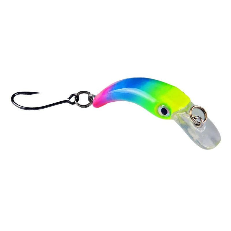 Mini Minnow Wobblers Triangle Hooks Fish Popper Bass | SAMAG