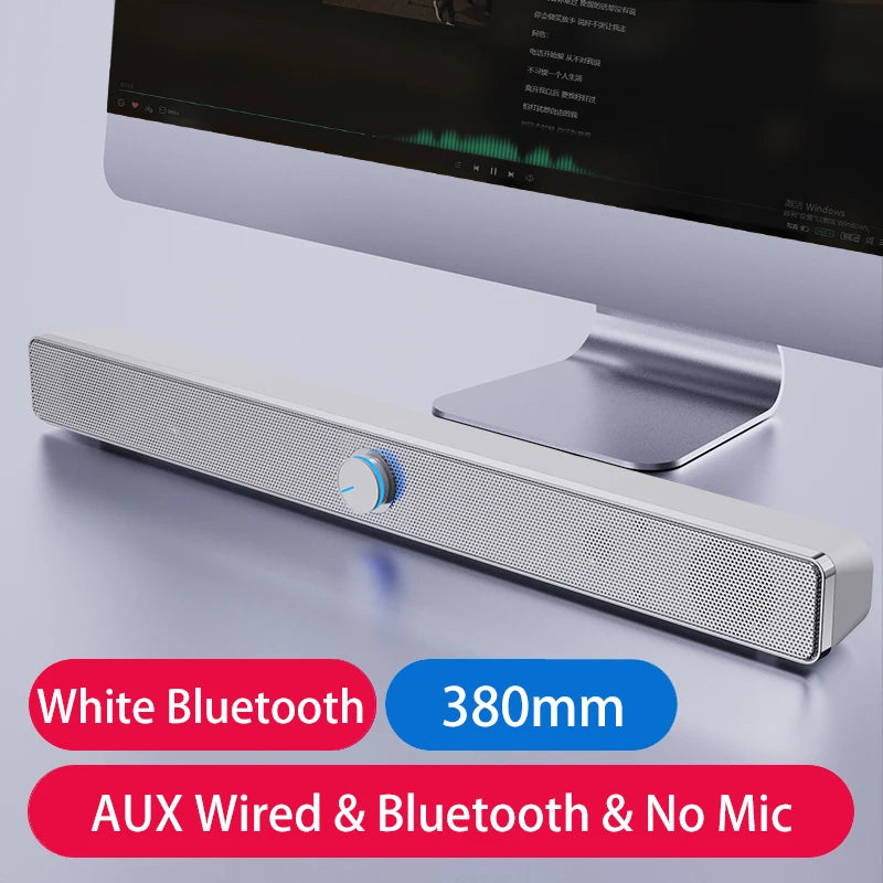 Soundbar TV Barra De Sonido Sound Bar Bluetooth Speaker Bocinas Alta Fidelidad Caixa De Som Para PC Computer Speakers Desktop