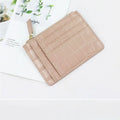 Classic Crocodile Pattern Card Holder Men Women Genuine Leather Leather Credit Card Case ID Card Holder Wallet Purse Pouch