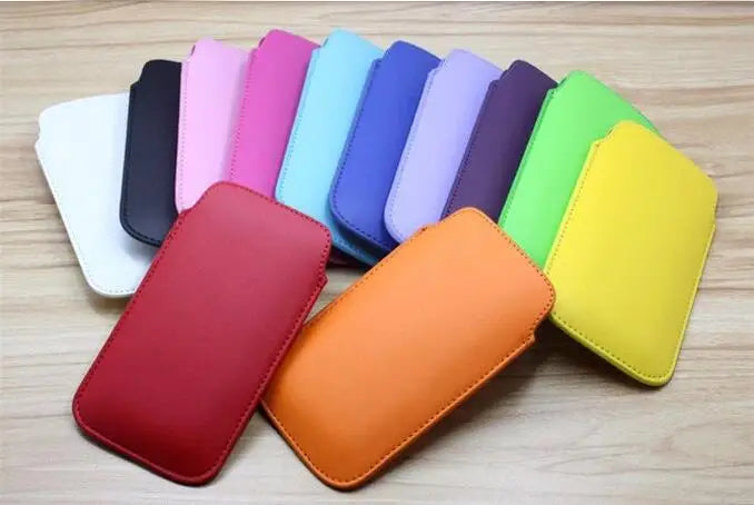 Mobile Phone Bag For BlackBerry Motion Aurora Case Universal Leather Sleeve Coque For BlackBerry DTEK60 Leap DTEK50 Pouch Case