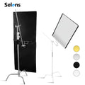 Selens Pro Video Studio Stainless Flag Panel with 4 colors Panel Cloth Black Flag Panel Cloth Kit For Fotografia Acessorios