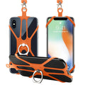 Universal Lanyard For Phone Silicone Sports Phone Strap Mobile Phone Lanyards Ring Holder Case Neck Hanging Rope Sling Chain