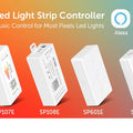 WS2812B RGB IC LED Strip Light 1m 2m 4m 5m Addressable Individually WS2812 30 60 100 144 LEDs Magic Black White PCB DC5V IP30