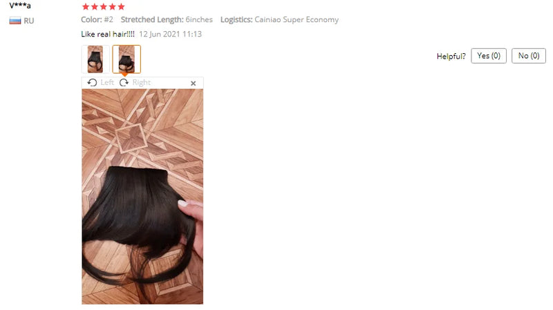 Natural Straight Synthetic Blunt Bangs High Temperature Fiber Brown Women Clip-In Full Bangs With Fringe Of Hair 6 Inch Leeons