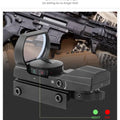 Hot 20mm Rail Riflescope Hunting Optics Holographic Red Dot Sight Reflex 4 Reticle Scope Collimator Sight