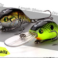 Banshee 45mm 3.3g Mini Popper Fishing Lure Hard Bait Artificial Poper Topwater Bass Trout Pike Fishing Crankbait Crank Wobbler