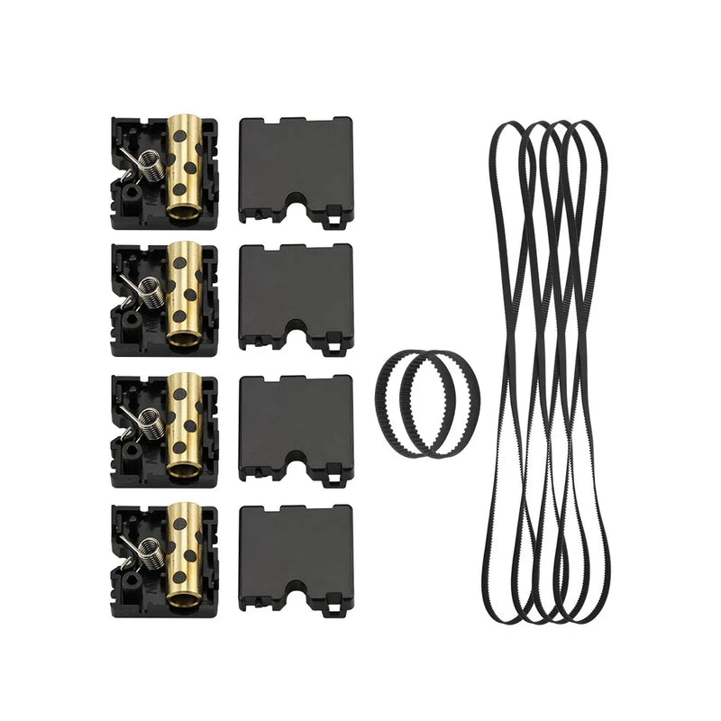 3D Printer Part Ultimaker 2 UM2 DIY Original Injection Slider With Copper Sleeve +Slider Block Spring + GT2 610 200 Timging Belt