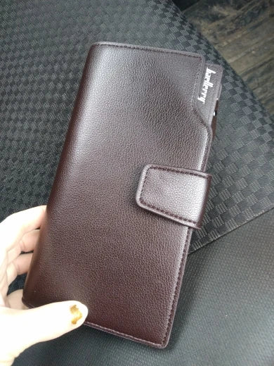 New Card Holder Men Wallets Business Long Design Quality Fashion Casual Men Purse Zipper Multi-function Wallets