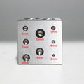 PHYHOO Dapping Block Square with Polished High Carbon Steel Cavities Bell Making Punching Tools Jewelry Making Tools
