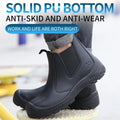 Safetoe Safety Shoes with Steel Toe Cap,Light Weight Work Safety Boots with Waterproof Leather for Men and Women Botas Hombre