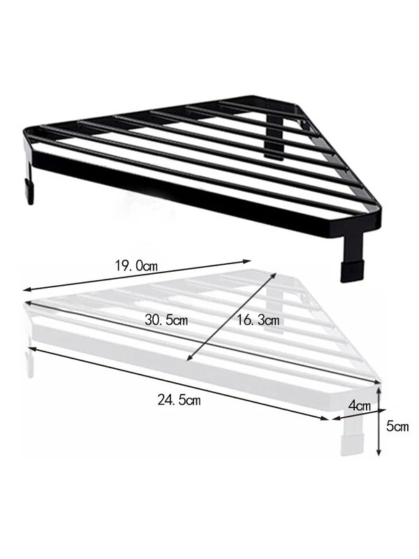 Kitchen triangle pot rack shelf floor corner dish cover storage stove - View 5 | SAMAG