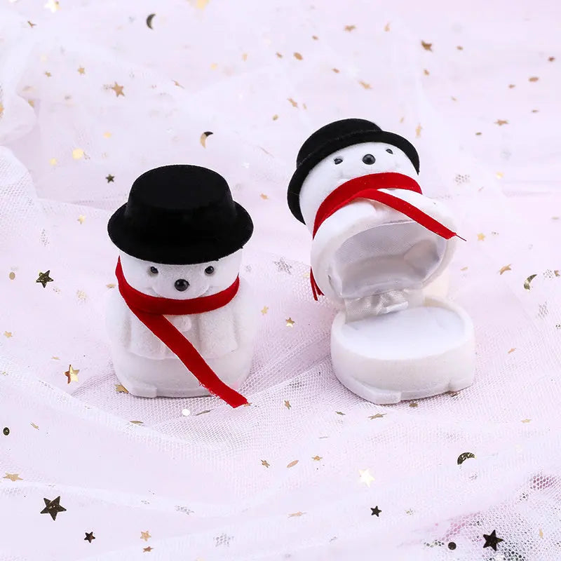 One Piece Velvet Jewelry Box Gift Box Container Wedding Ring Box Ring Case Earrings Holder For Jewelry Display & Gift Package