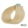 Doreen Copper Red Tape In Human Hair Extensions 16 to 24 Inch 50g/set PU Seamless Skin Weft 350# Colored Hair Extensions Tape in