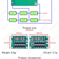 3S/4S 20 40A 60A Li-ion Lithium Battery Charger Protection Board 18650 BMS Drill Motor 11.1V 12.6V/14.8V 16.8V Enhance/Balance