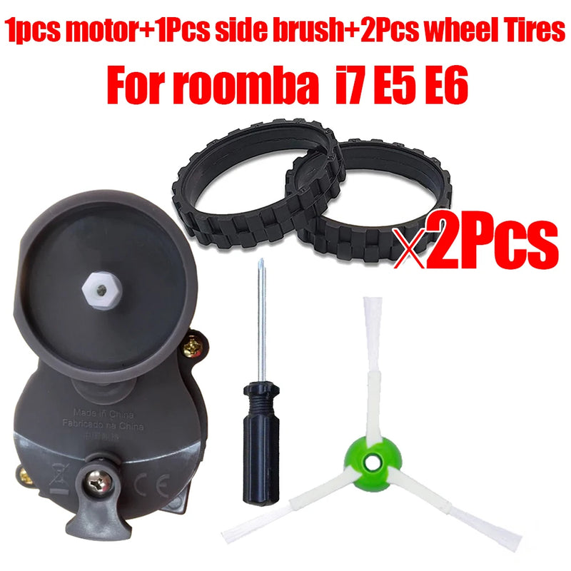 Upgraded wheel brush motor for irobot i7 E6 E5 Roomba 500 600 700 800 560 570 650 780 880 series Vacuum Cleaner robot Parts