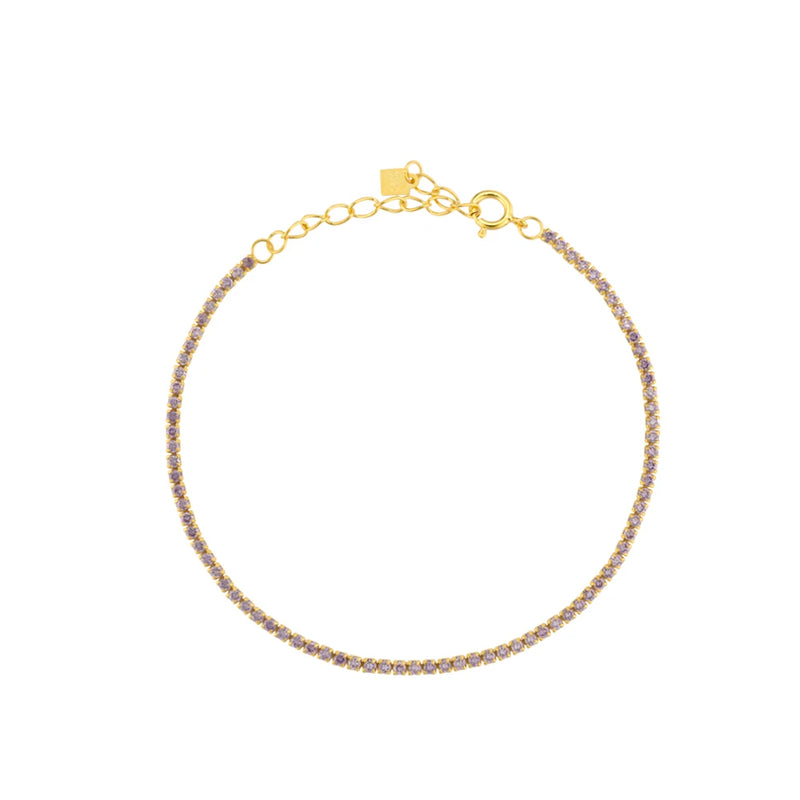 ANDYWEN 925 Sterling Silver 1.5mm Tennis Zircon Charm Long Chain Necklace Rock Punk Fashion Fine Jewelry Gift Wedding Party