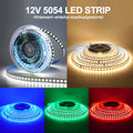 LED Strip Light 12V 24V 2835 5050 5054 5M RGB White Pink Red Blue Flexible LED Tape Ribblon 120LED 60LED 480LED Waterproof Decor