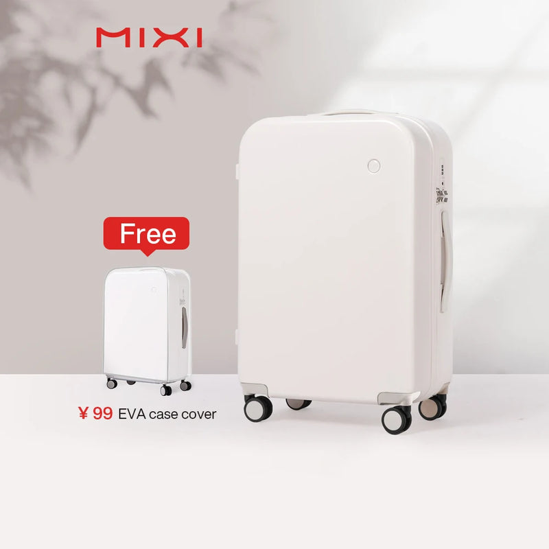 Mixi Puristic Design Travel Luggage Rolling Wheel Hardside Women Suitcase Men Trolley Case 16 20 Carry On/Big 22 24 26 28 Inch