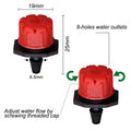 MUCIAKIE 5-50 Meters Ball Valve Timer Garden Watering System Irrigation Drip Kits Automatic Spray for Plants Adjustable Nozzles