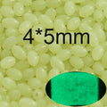 INFOF 100-500pcs/lot Soft Egg Beads Fishing Stop Luminous Oval Rubber Stopper Night Fly Fishing Accessories pesca