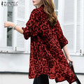 Fashion Leopard Print Cardigans Women's Summer Cover - Up - View 3 | SAMAG