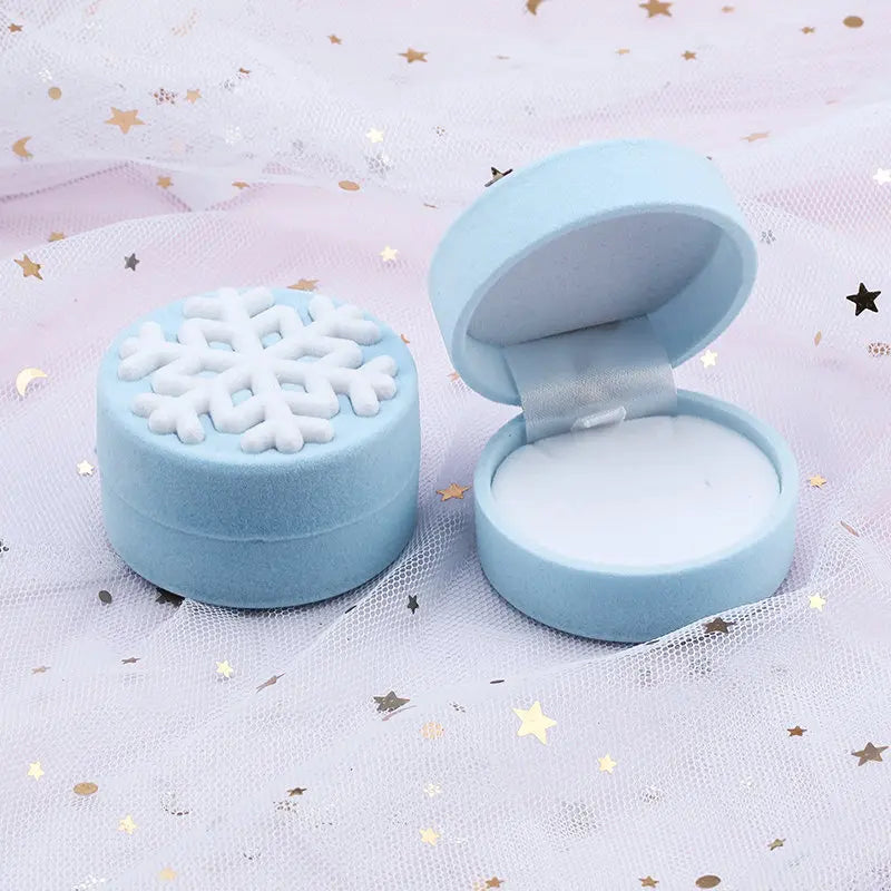 One Piece Velvet Jewelry Box Gift Box Container Wedding Ring Box Ring Case Earrings Holder For Jewelry Display & Gift Package