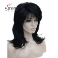 StrongBeauty Long Shaggy Layered Ombre Blonde Classic Cap Full Synthetic Wig Women's Wigs COLOUR CHOICES