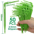 KESLA Greenhouse Drip Irrigation 4-Way 3/5mm 2-Way Drip Arrow Transmitter Garden Automatic Watering System Potted Plant 10/20set