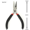 1 - 3Pcs/Set Jewelry Making Pliers Set Stainless Steel Needle Nose Hand Tool Black 11 - 13cm - Visuel 18 | SAMAG