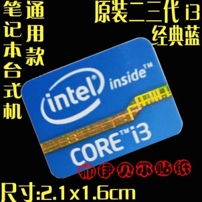 DIY Sticker Decoration Original Second And Third-Generation Cpu i3 i5 i7 Laptop Personality Label