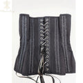 Annzley Classic Man Corset Long Waist Slim Korsett Black Underbust Corssette Korzet Sexy Body Shaper