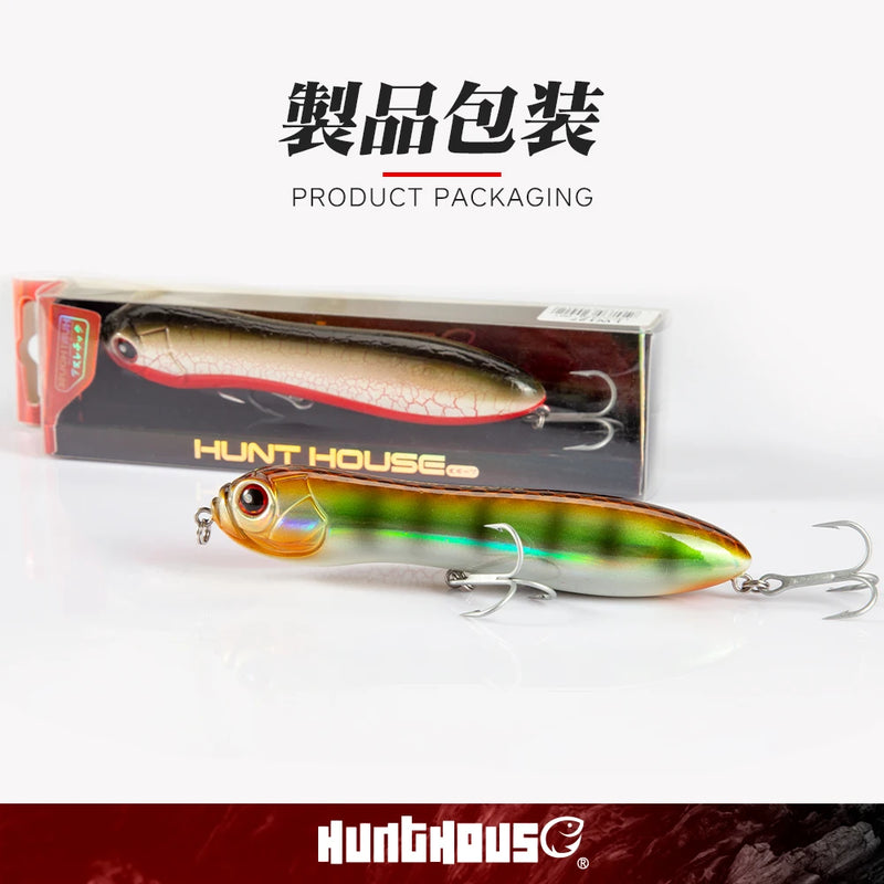 HuntHouse Crazy Surface Tractor Topwater Pencil Fishing | SAMAG