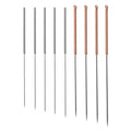 9Pcs/Set Stainless Steel Metal Nozzle Cleaning Needle Cleaner Drill Bit 0.2mm-1mm for 3D Printer Parts Accessories