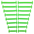 16pcs/lot Silicone Shoelaces No Tie Shoelaces 12 Colors Elastic Lace Shoelace Creative Lazy Silicone Laces Rubber Lace