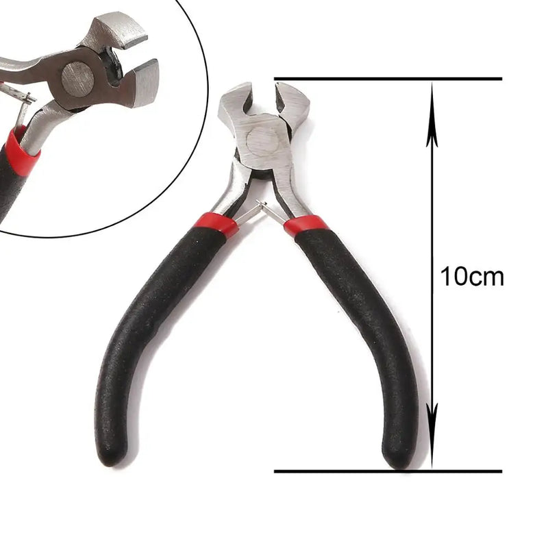 Mini Pliers Tools Set for Jewelry Making Beading round Flat Long Needle Nose Cutting Wire Complete Beading Jewelry Equipment Kit