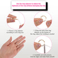 8Pcs/lot Silicone Invisible Clear Ring Size Adjuster Resizer Loose Reducer Sizer Fit Any Jewelry Tools - Visuel 5 | SAMAG