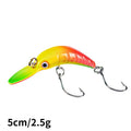 Mini Minnow Wobblers Triangle Hooks Fish Popper Bass | SAMAG