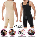 Men's Shapewear Bodysuit Full Body Shaper Compression Slimming Suit Breathable Zipper Corset Butt Lifter Leg Tummy Control Belt