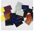 Classic Crocodile Pattern Card Holder Men Women Genuine Leather Leather Credit Card Case ID Card Holder Wallet Purse Pouch