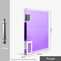 Fashion Colors Ring Binder A4 File Folder Folder 2-Rings Office Document Organizer File Storage A4 Binder Folder With Rings